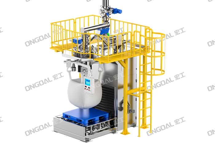 噸袋包裝機角度2_1000 食品干燥劑噸袋包裝機